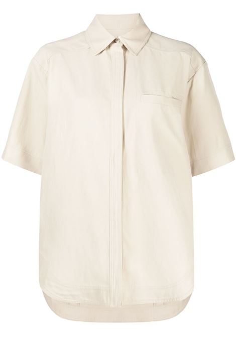 Camicia Moheli a maniche corte in beige - donna LOULOU DE SAISON | MOHELISND